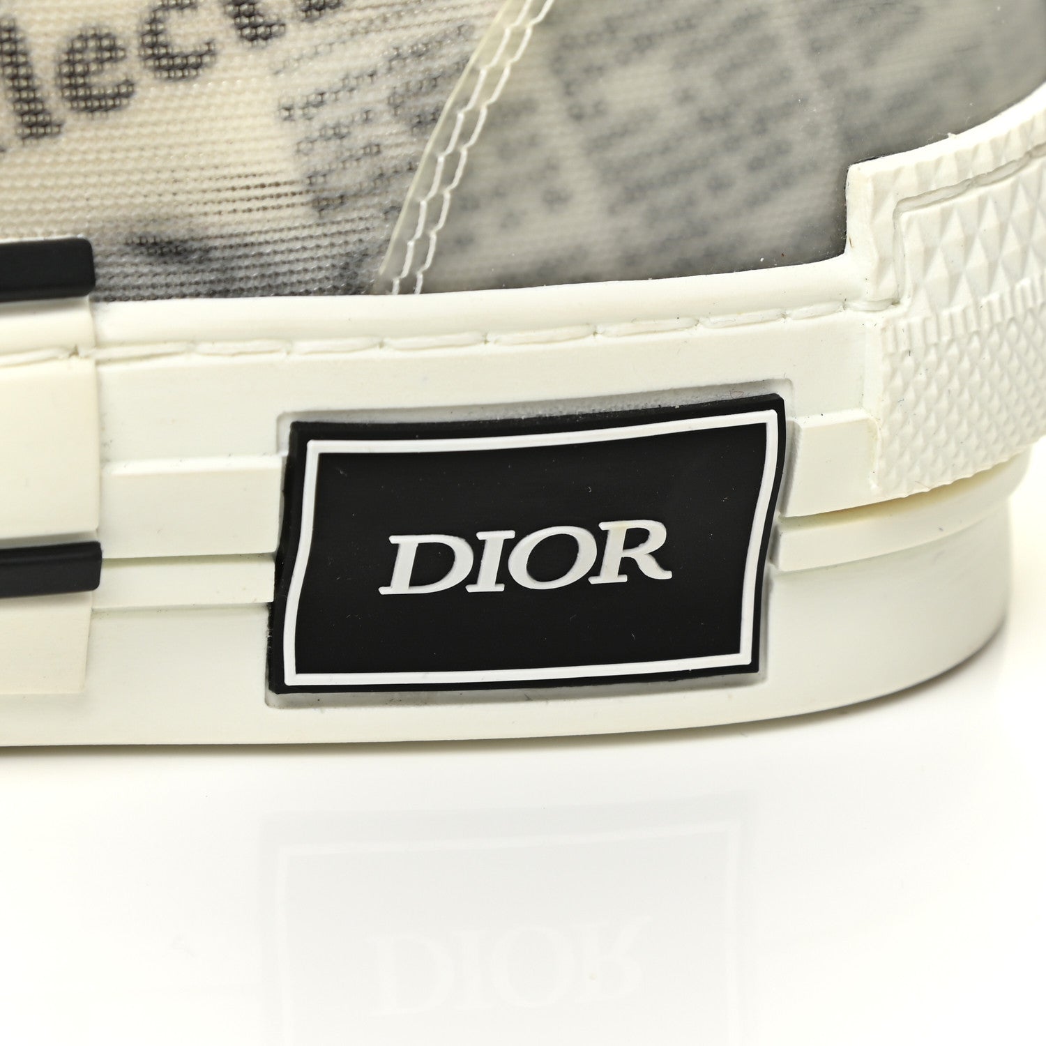 Christian Dior X DANIEL ARSHAM Canvas Newspaper Print B23 High Top Sneakers 36 White 11 of 13