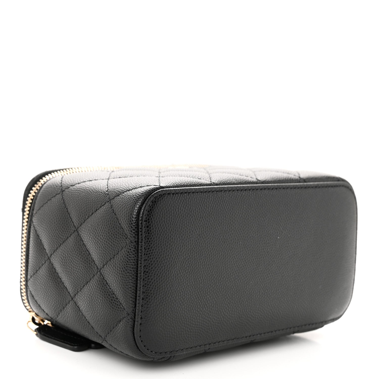 Chanel Caviar Quilted Small Vanity Case With Chain Black 4 of 11