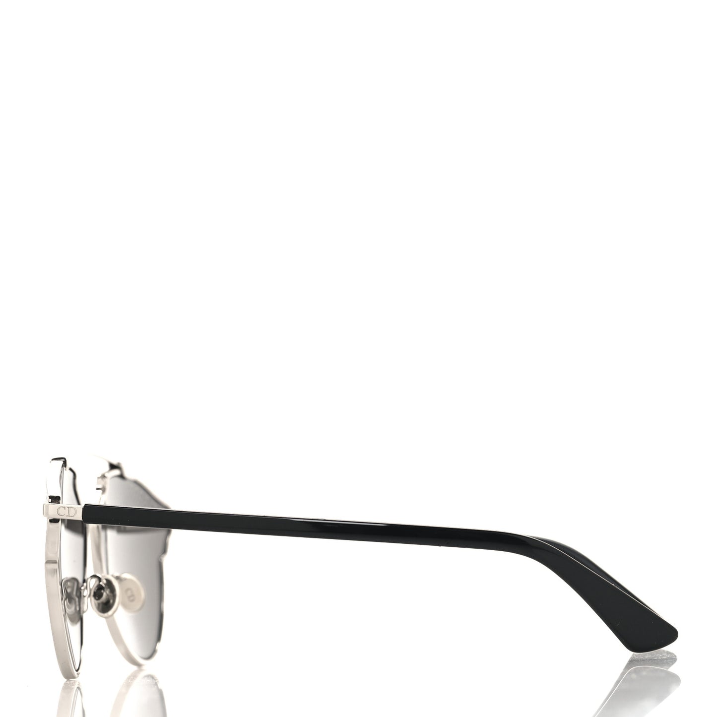 Studded So Real Sunglasses Silver White