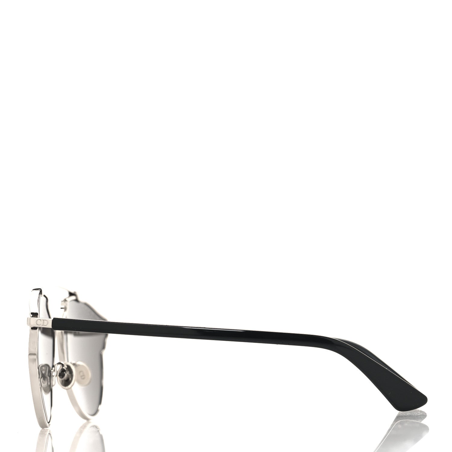 Christian Dior Studded So Real Sunglasses Silver White 3 of 8