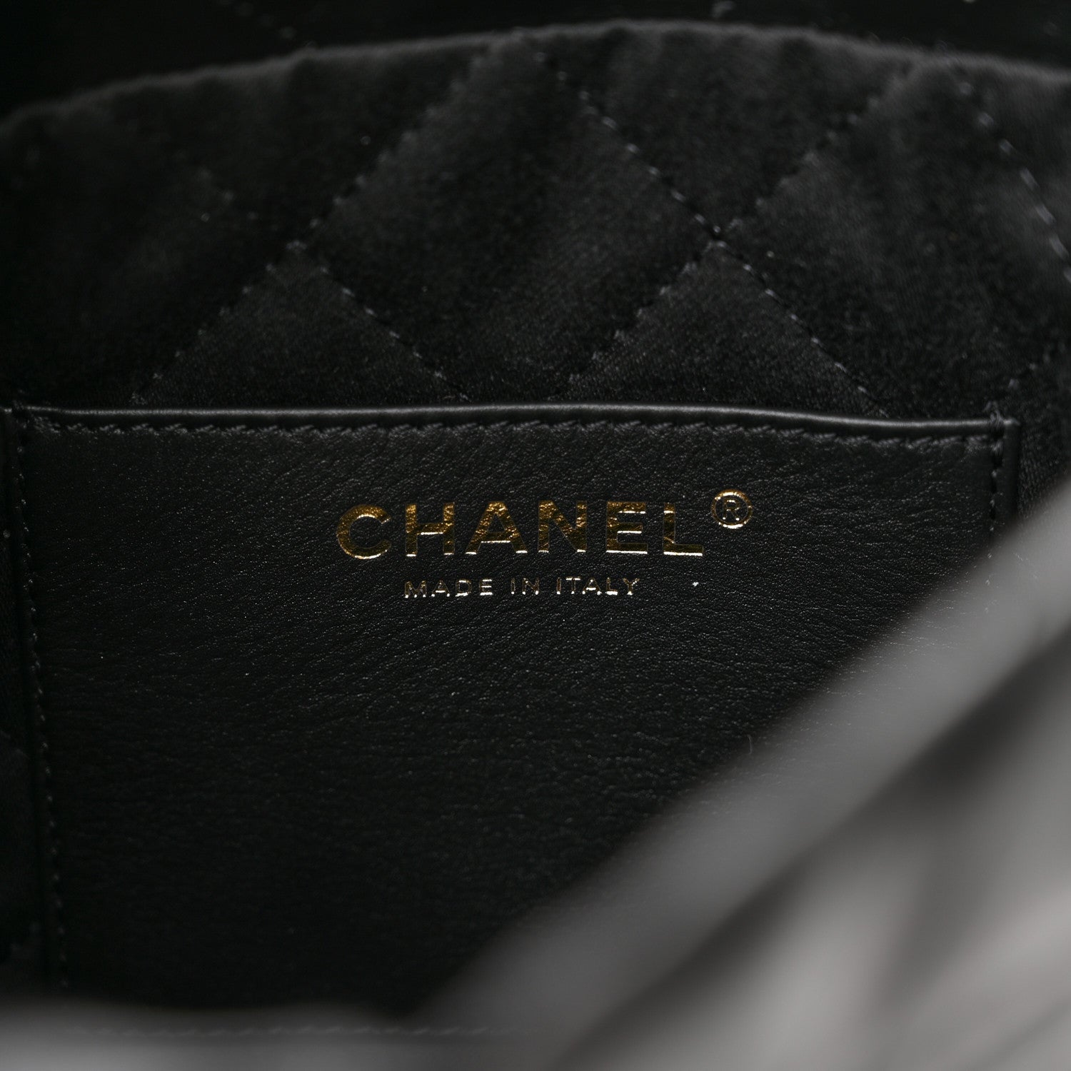 Chanel Shiny Calfskin Quilted Mini Chanel 22 Black 6 of 11