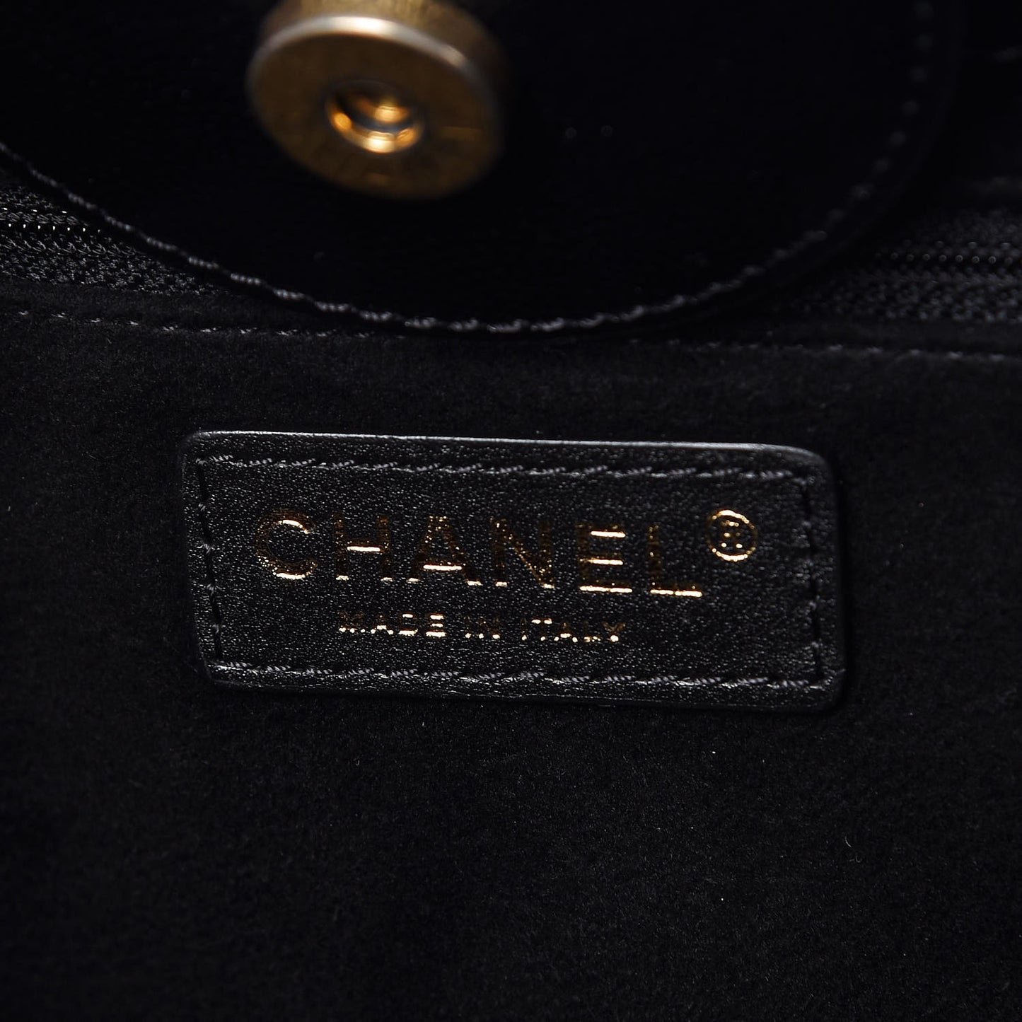 Caviar Small Studded Deauville Tote Black
