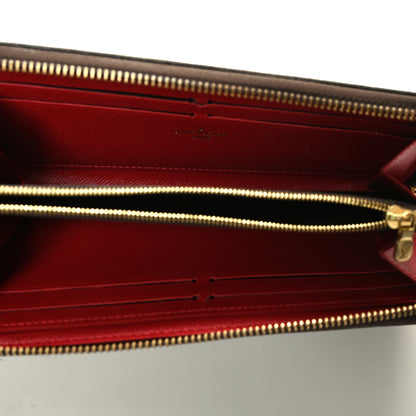 Louis Vuitton Damier Ebene Clemence Wallet Cherry 5 of 7