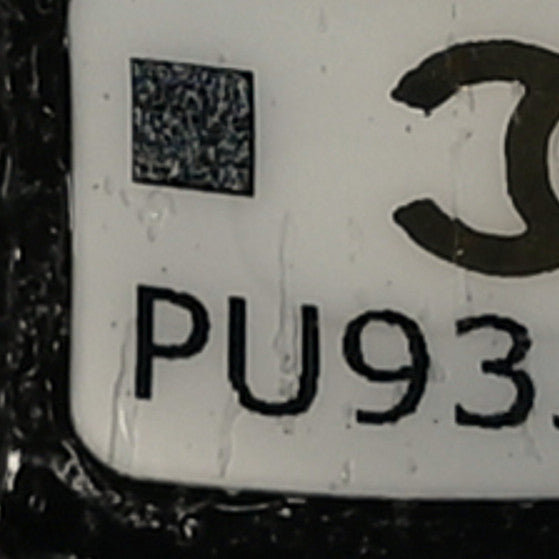 Caviar Fabric Foldable Tote Bag With Chain Black Multicolor