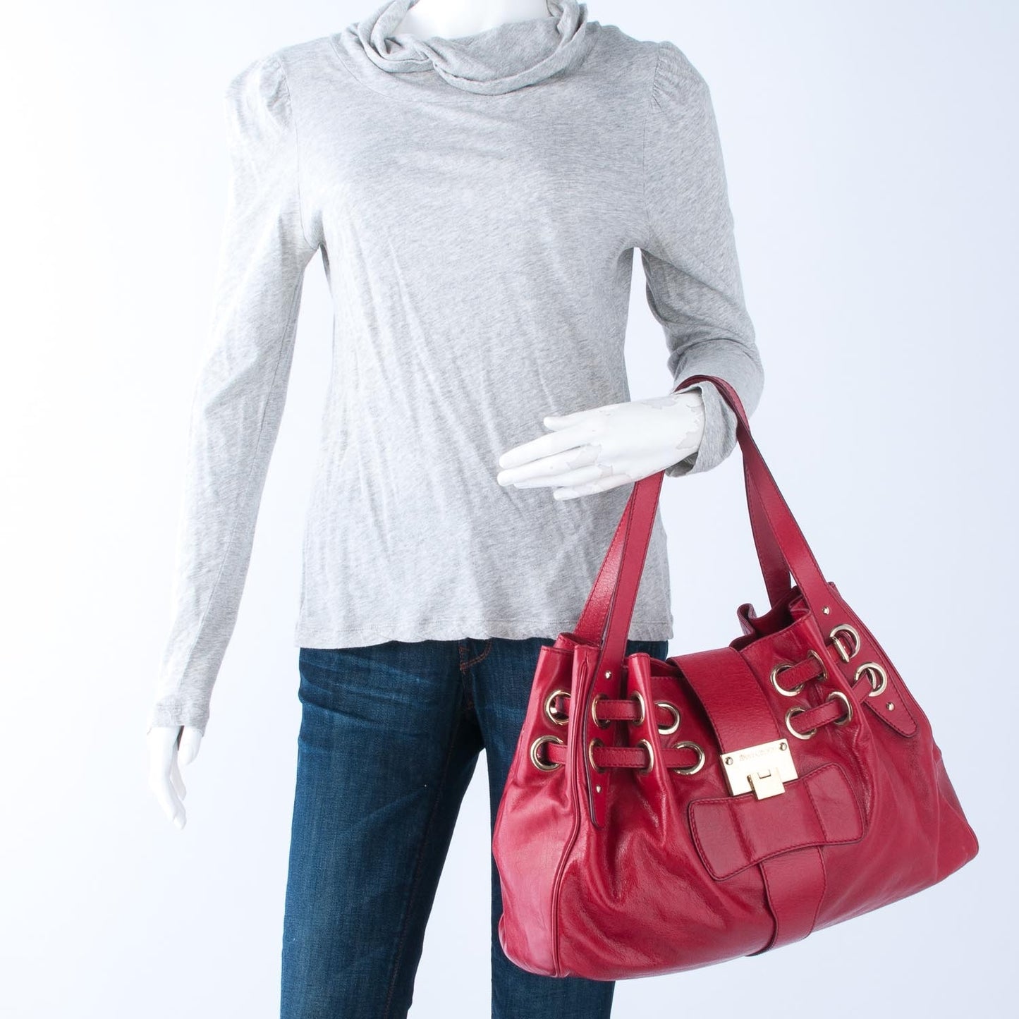 Leather Riki Red