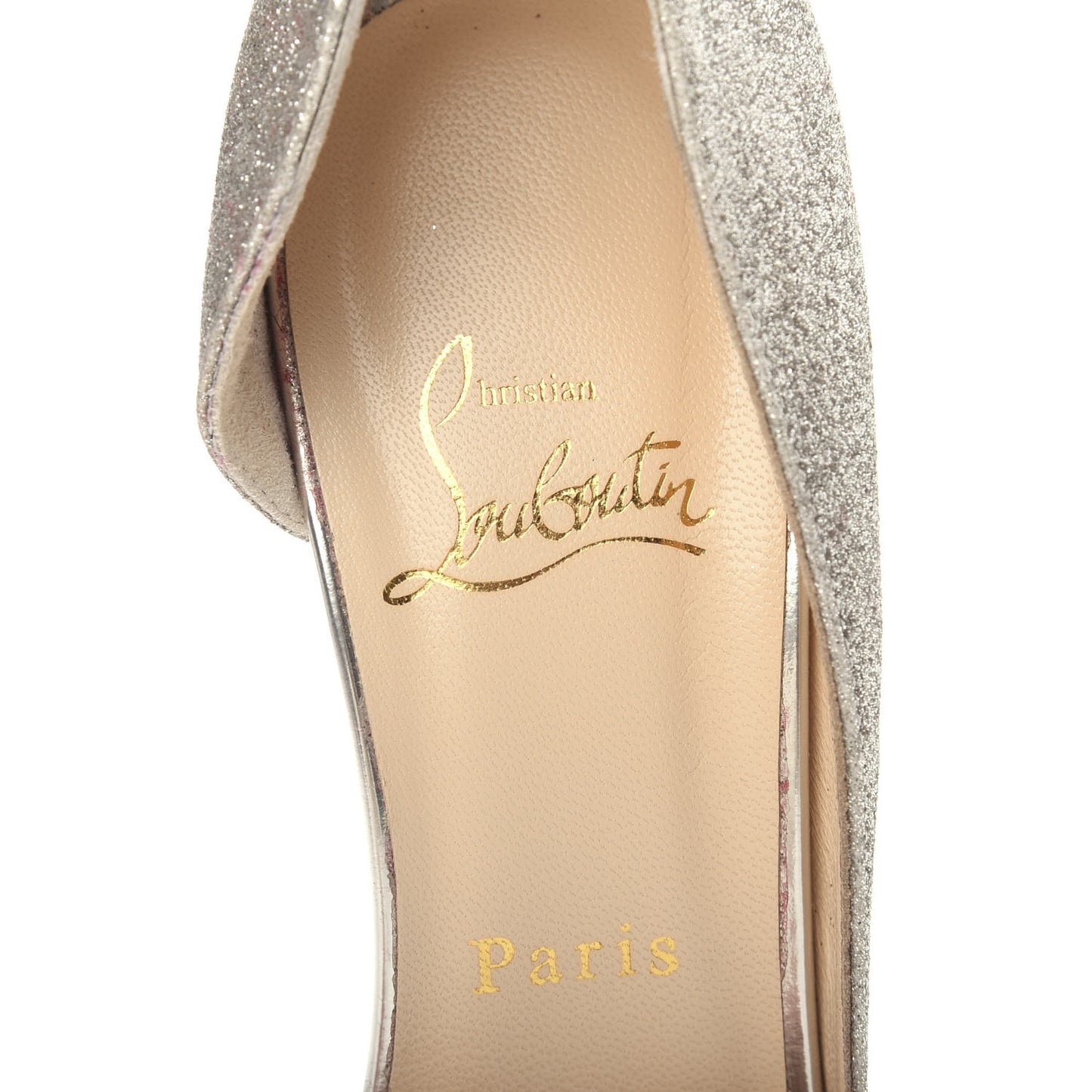 Glitter Mini Specchio Iriza 100 Pumps 38.5 Silver