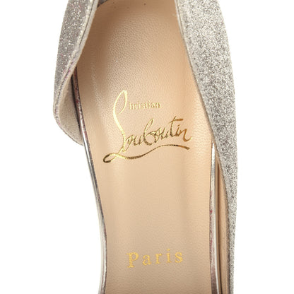 Christian Louboutin Glitter Mini Specchio Iriza 100 Pumps 38.5 Silver 8 of 9