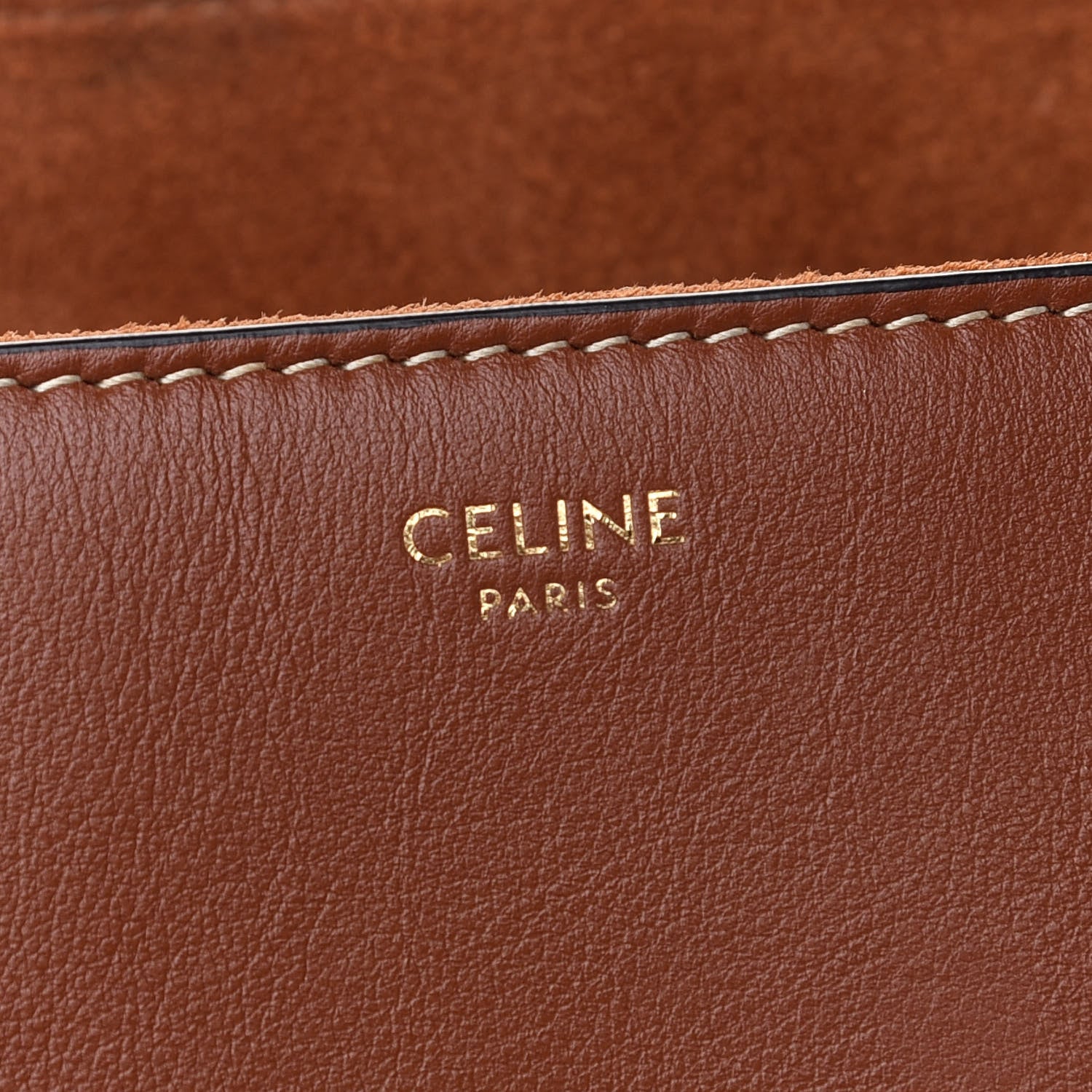 Celine Calfskin Medium Soft 16 Bag Tan 8 of 8