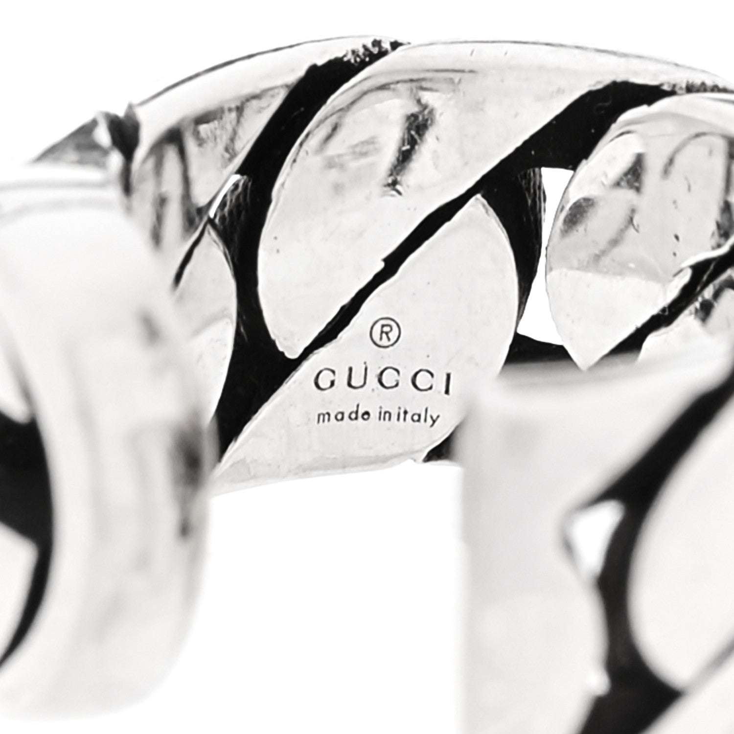 Gucci Sterling Silver Interlocking G Ear Cuff 4 of 5
