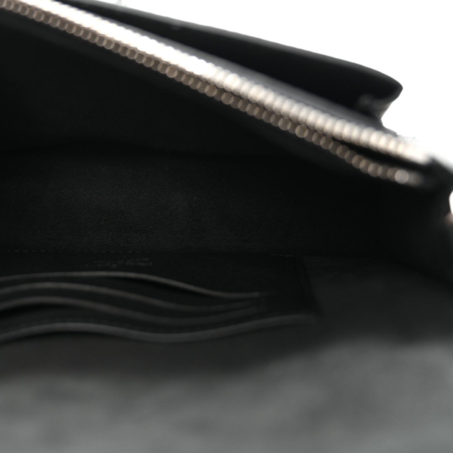 Soft Calfskin My Lockme Chain Pochette Black