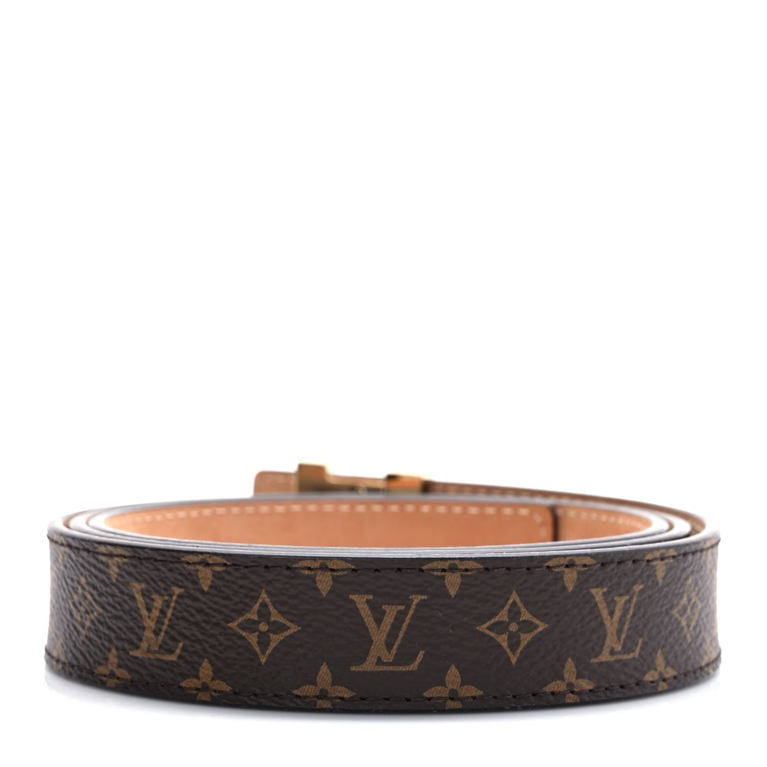 Louis Vuitton Mini Monogram 25mm LV Initiales Belt 95 38 2 of 6