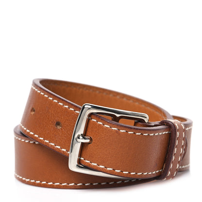 Hermes Barenia Etriviere Double Tour Bracelet S Fauve 1 of 6