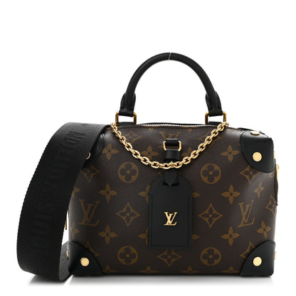 Louis Vuitton Monogram Petite Malle Souple Black 1 of 9