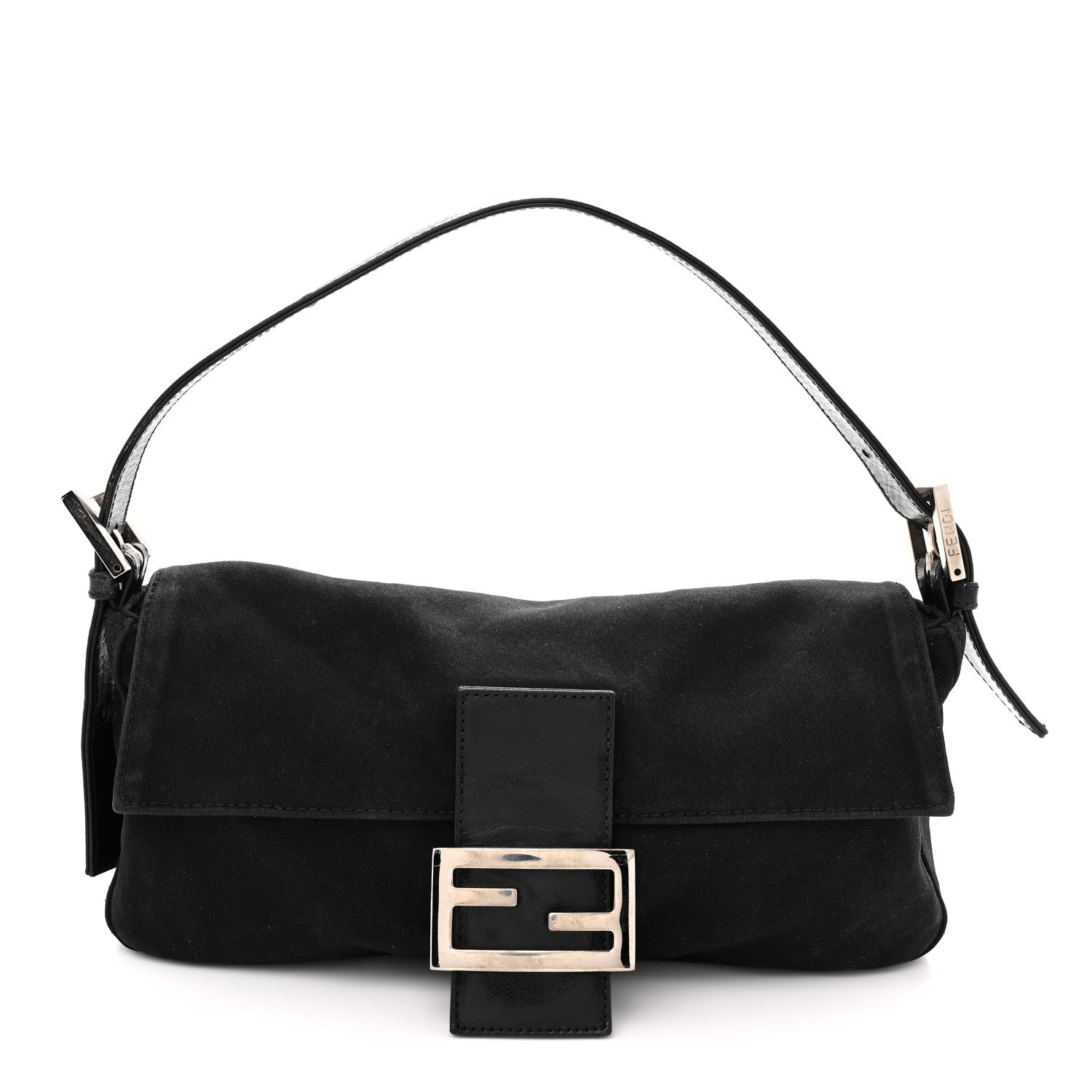 Fendi Neoprene Baguette Black 1 of 11
