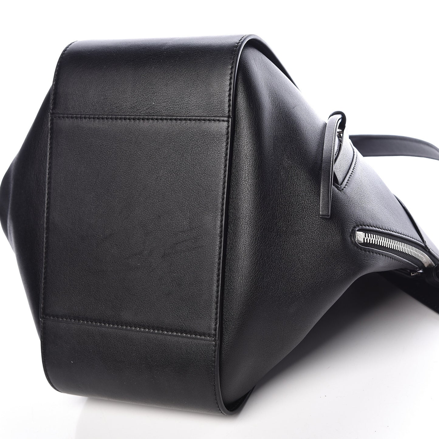Calfskin Small Hammock Shoulder Bag Black