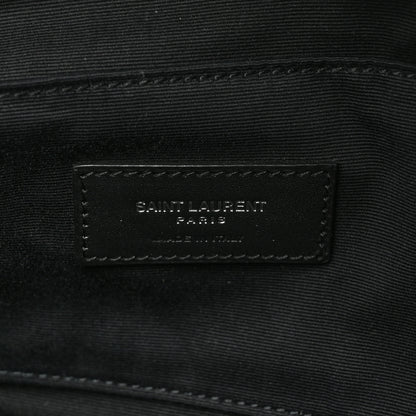Saint Laurent Canvas Classic Belt Bag Black White 6 of 9