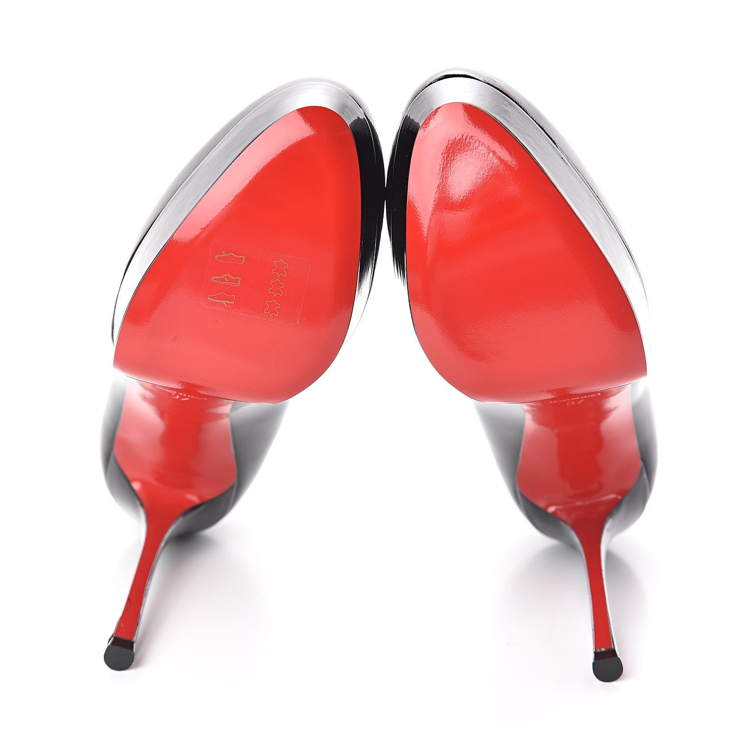 Christian Louboutin Patent Dirditta 130 Pumps 37 Black 7 of 7