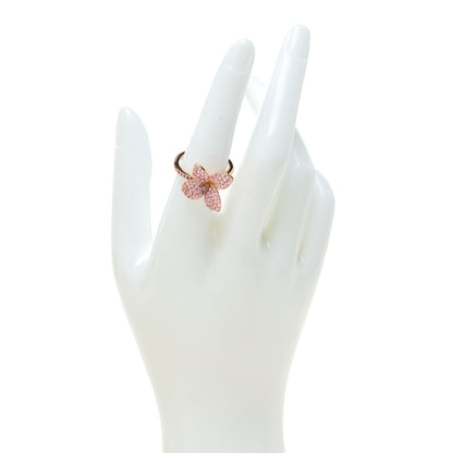 Pasquale Bruni 18K Rose Gold Pink Sapphire Petit Garden Ring 53 6.5 2 of 5