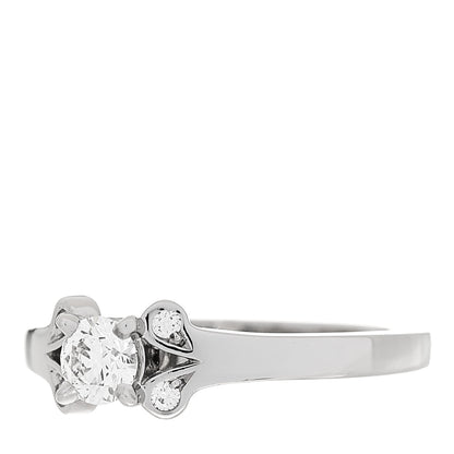 Cartier Platinum Diamond .24ct Ballerine Solitaire Engagement Ring 48 4.5 3 of 7