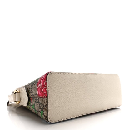 Gucci GG Supreme Monogram Flora Web GG Small Ophidia Dome Shoulder Bag White 4 of 10