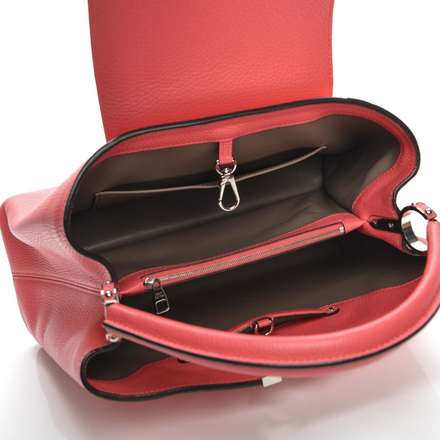 Louis Vuitton Taurillon Capucines MM Rose Litchi 5 of 6