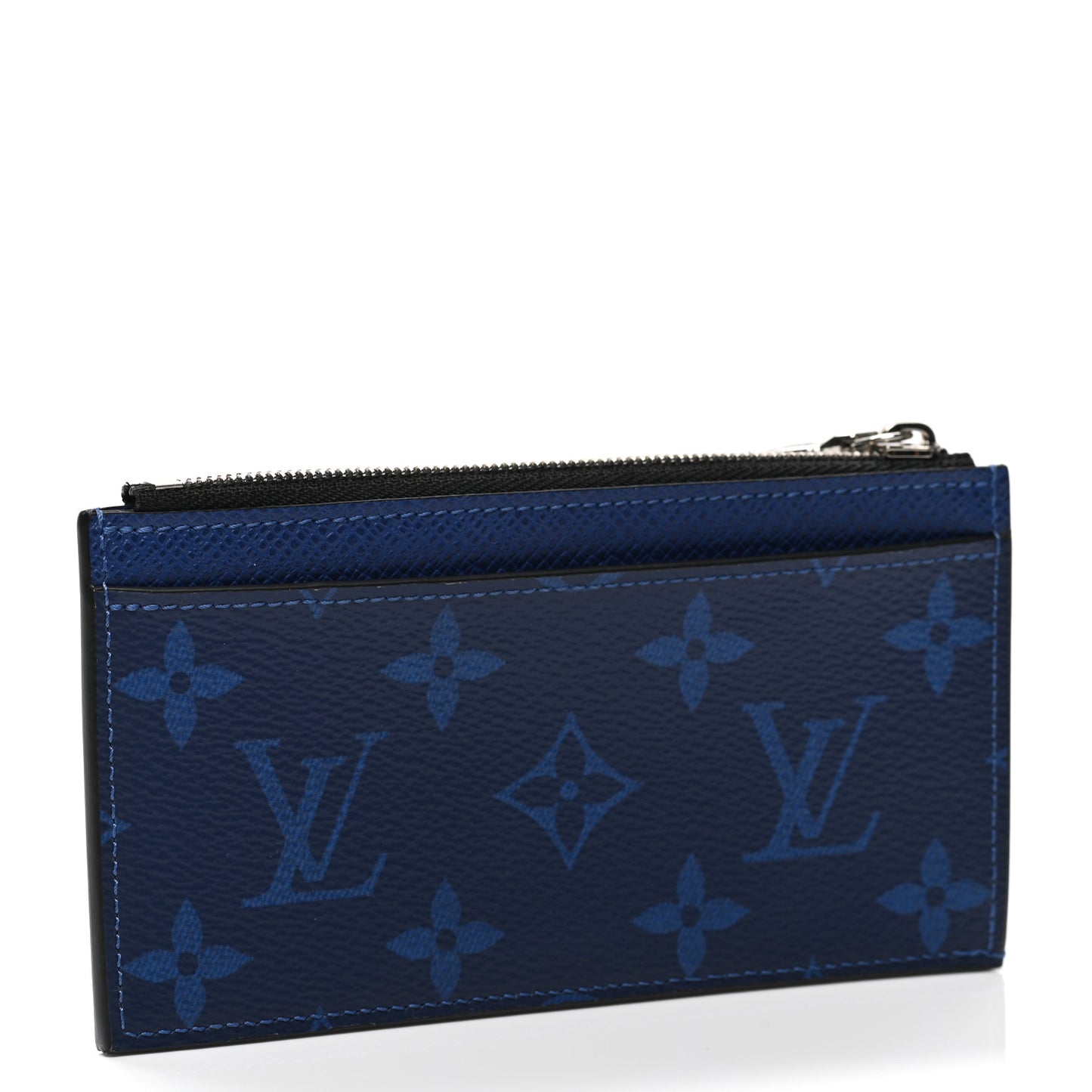 Monogram Taiga Coin Card Holder Cobalt