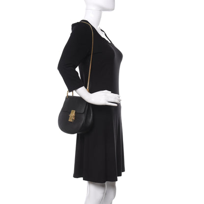 Chloe Grained Lambskin Drew Shoulder Bag Black 2 of 9