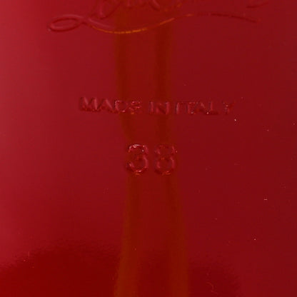 Christian Louboutin Iridescent PVC Loubi Duniss 100 Slingback Sandals 36 Fluo Yellow 7 of 12