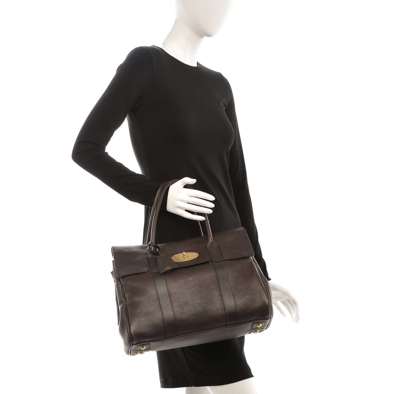 Mulberry Natural Leather Bayswater Chocolate 2 of 10