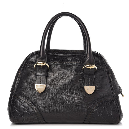 Gucci Guccissima Signoria Large Dome Bag Black 1 of 11