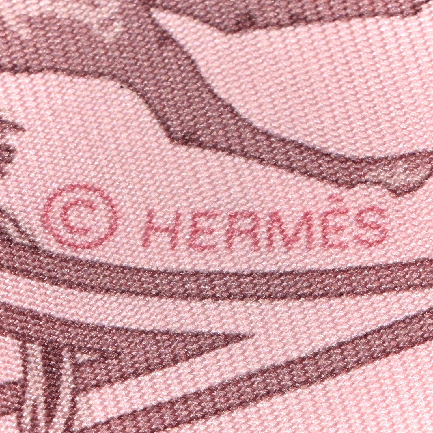 Hermes Silk Cheval Phoenix Twilly Grenadine Rose Gris 4 of 7