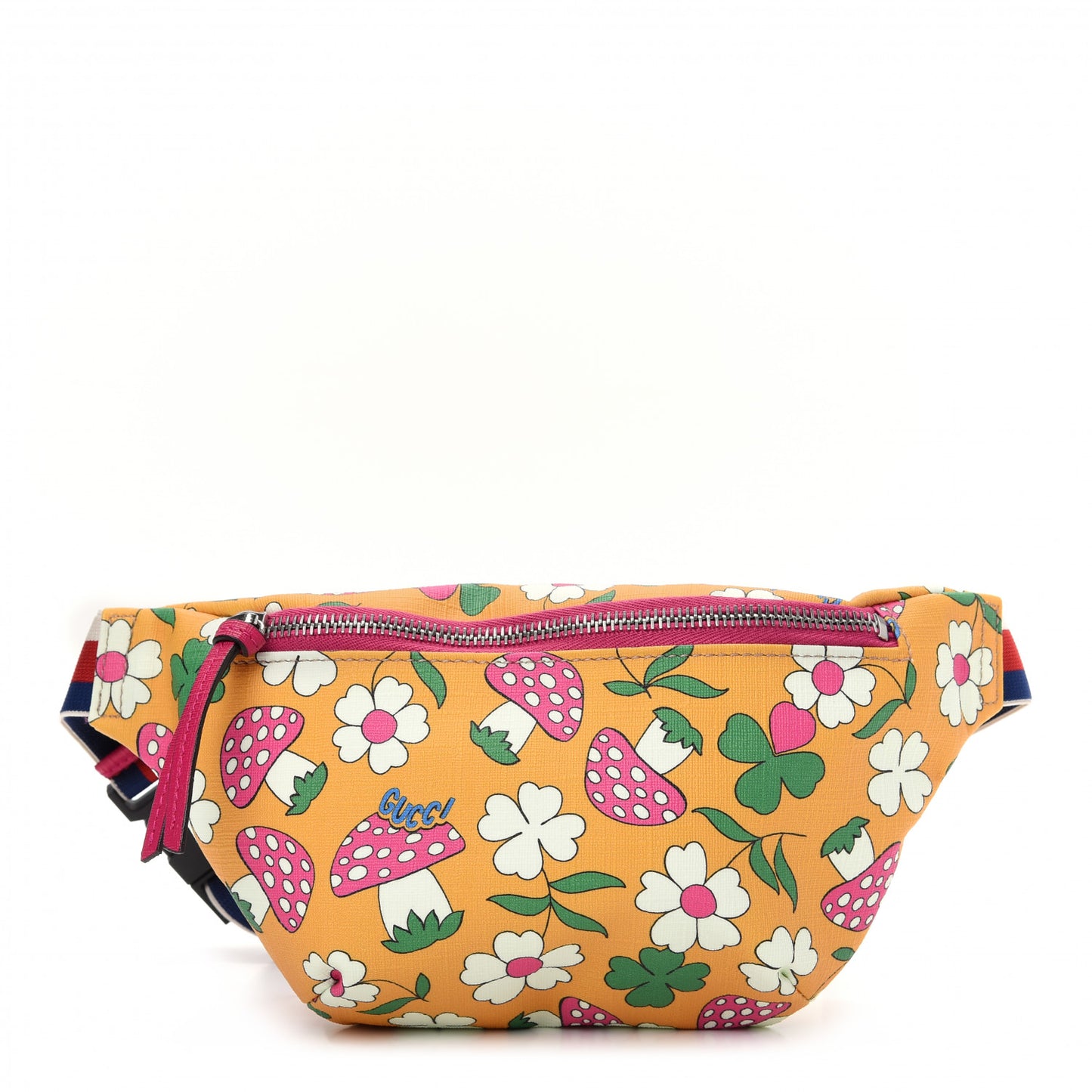 Supreme Childrens Mushroom Print Belt Bag Yellow