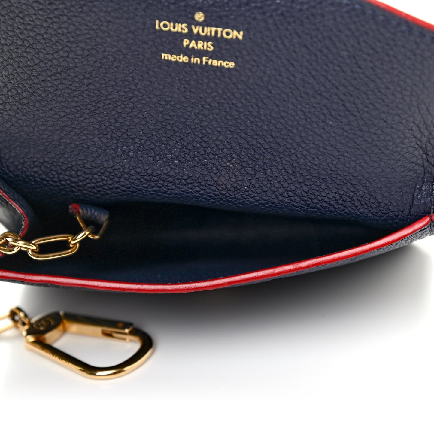 Empreinte Key Pouch Marine Rouge