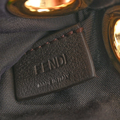 Fendi Vitello Century Snakeskin F is Fendi Tri-Color Triplette Pouch Set Powder Camelia Black 12 of 19