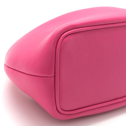 Jacquemus Calfskin Le Petit Calino Ring Top Handle Bag Pink 8 of 9