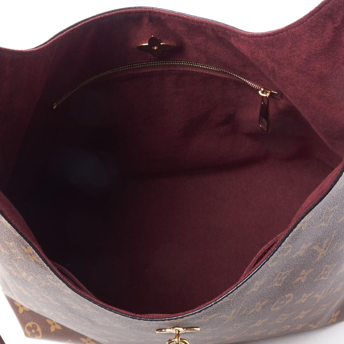 Monogram Flower Hobo Bordeaux
