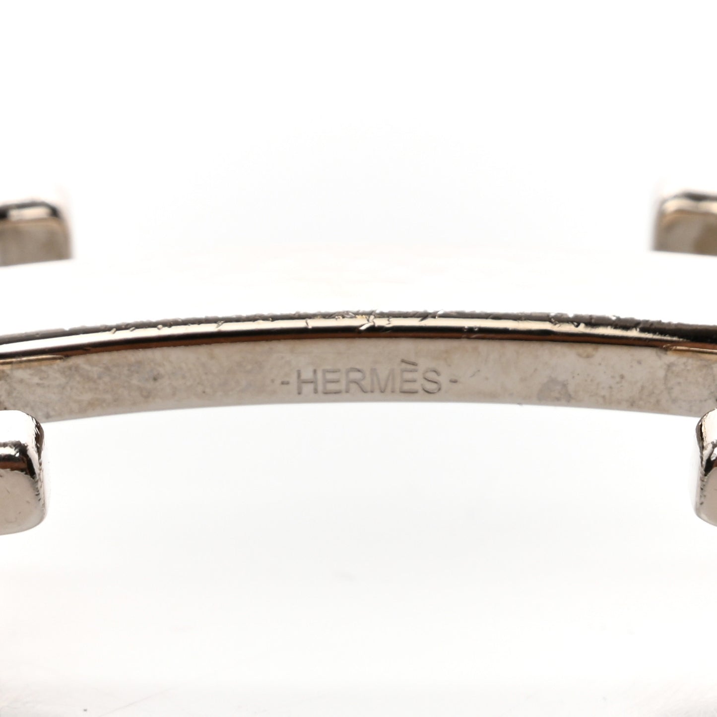Palladium Martelee 32mm H Belt Buckle Silver