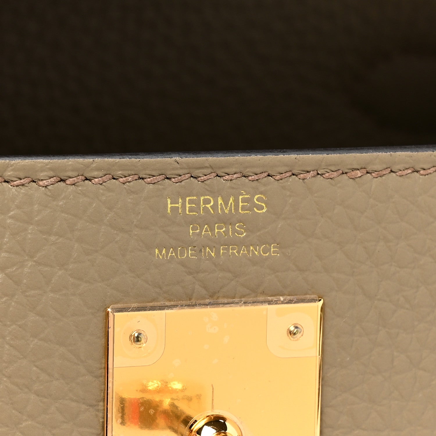 Hermes Togo Kelly Retourne 28 Beige Marfa 7 of 9