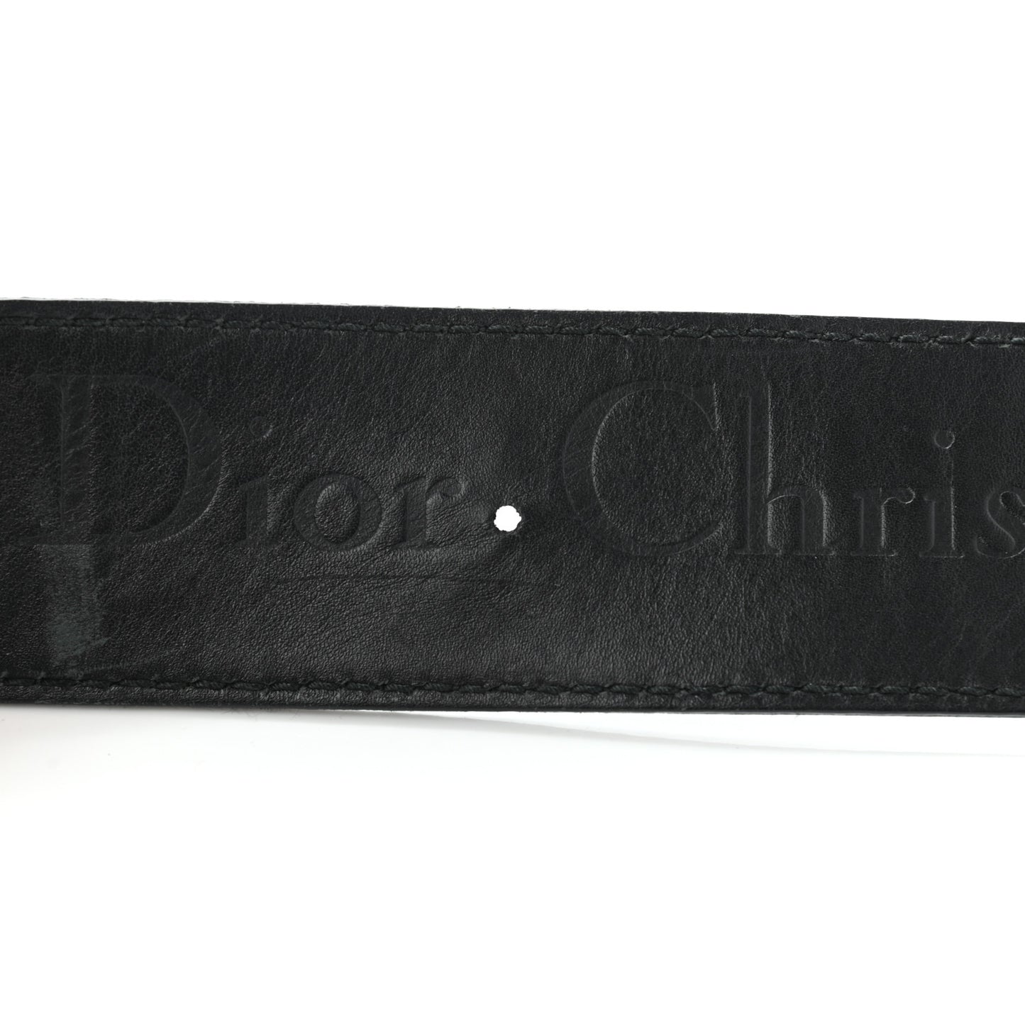 Calfskin J'Adior Shoulder Strap Black