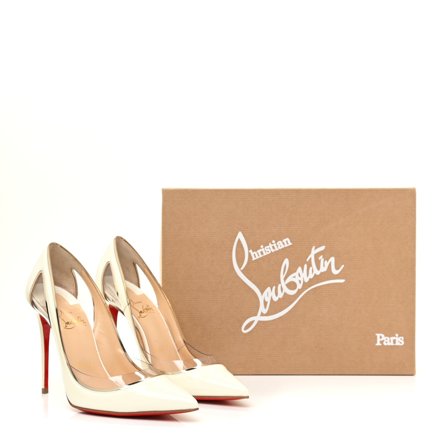 Patent PVC Specchio Cosmo 554 100 Pumps 36.5 Snow