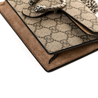 Gucci GG Supreme Monogram Super Mini Dionysus Shoulder Bag Taupe 10 of 12