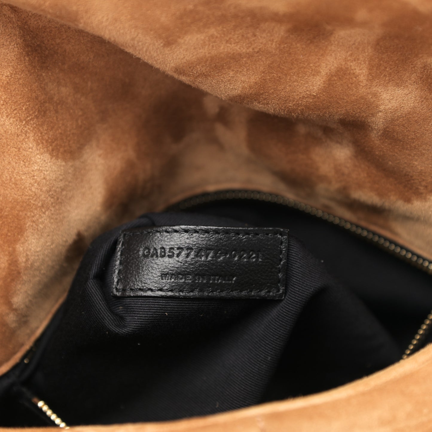 Suede Calfskin Quilted Small Loulou Puffer Monogram Chain Satchel Cinnamon