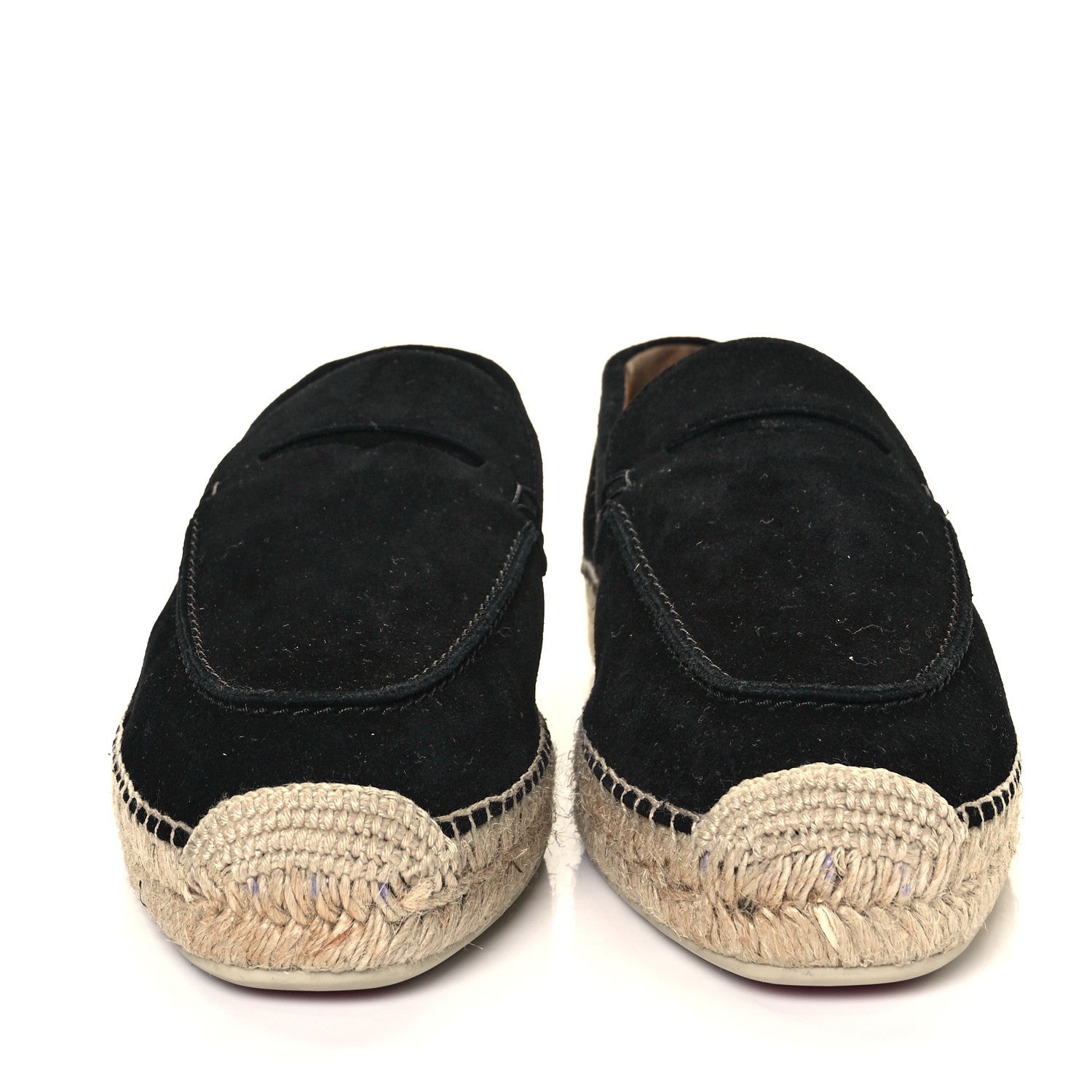 Christian Louboutin Veau Velours Mens Paquepapa Espadrilles 41 Black 2 of 8