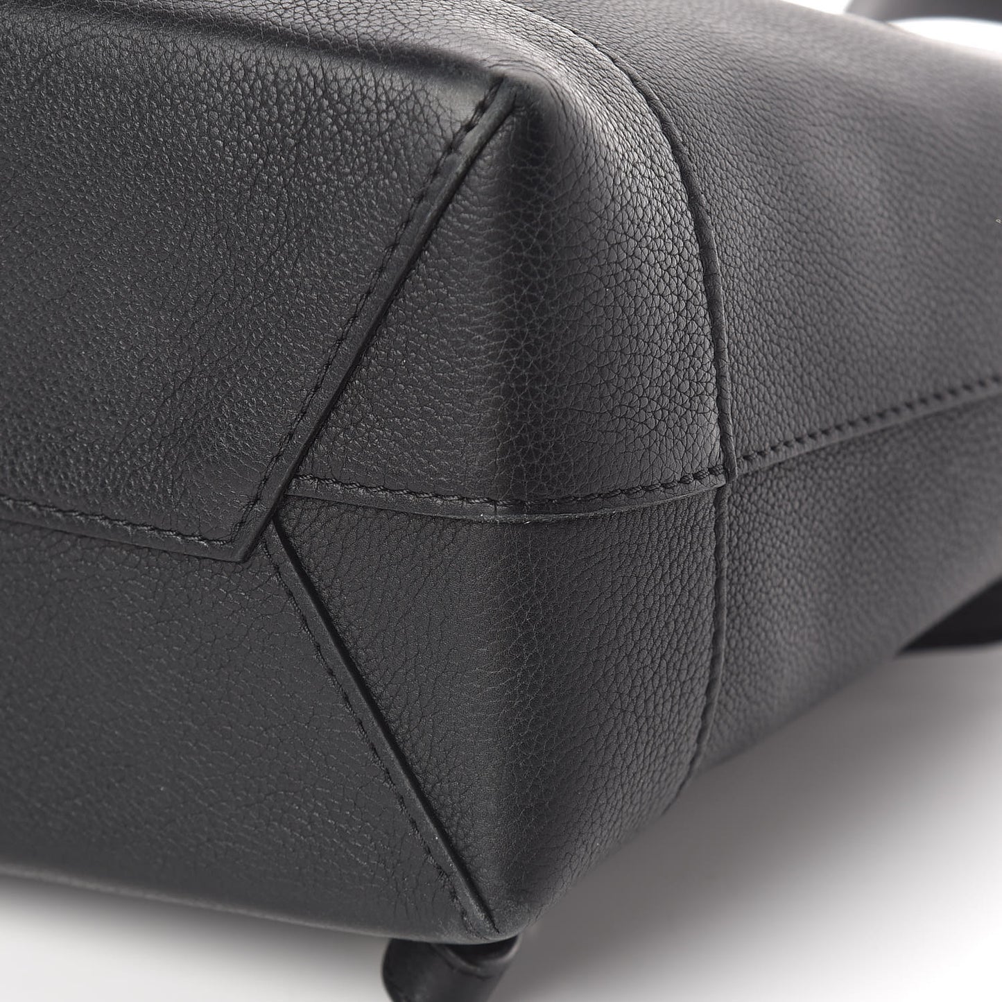 Calfskin Lockme Backpack Black