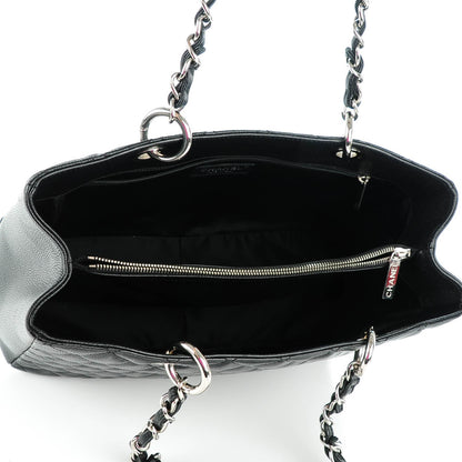 Chanel Caviar Quilted Grand Shopping Tote GST Black 5 of 7