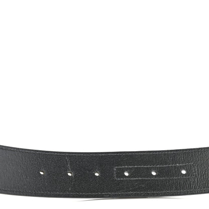 Gucci Calfskin Interlocking G Belt 95 38 Black 5 of 9