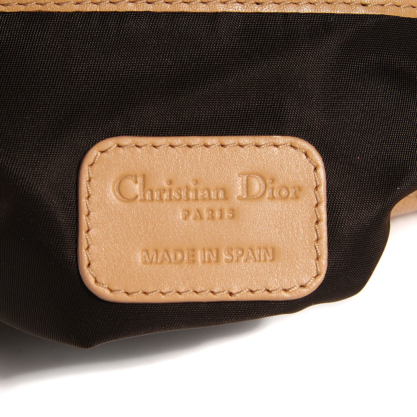 Coated Canvas Panarea Medium Flat Pouch Natural