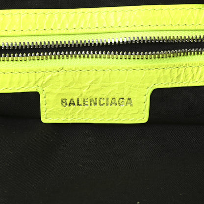 Balenciaga Agneau Arena Le Cagole Boot Bag Fluo Yellow 6 of 11