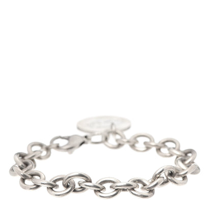Tiffany Sterling Silver Return to Round Tag Charm Bracelet 3 of 4