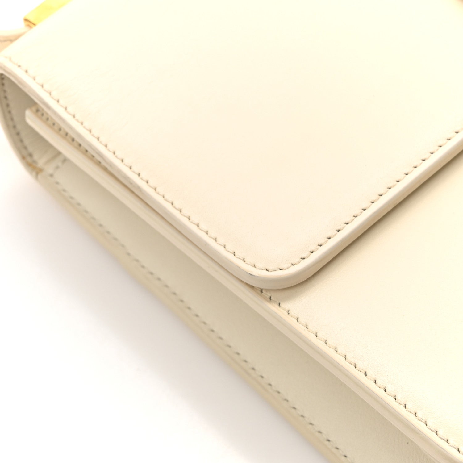 Christian Dior Box Calfskin 30 Montaigne Flap Bag Ivory 10 of 15